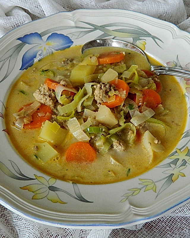 Kartoffel - Lauch - Suppe
