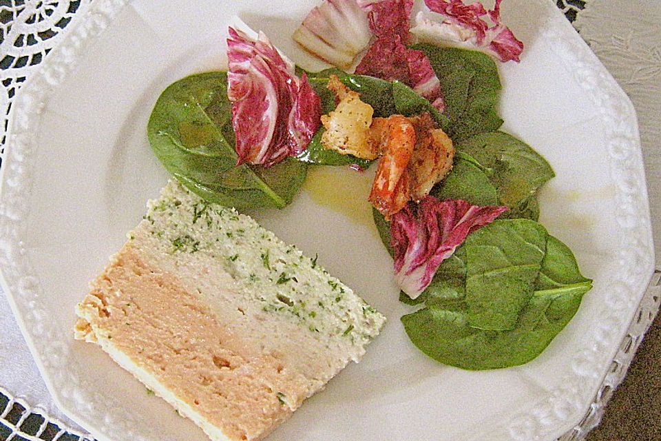 3 - farbige Fischterrine