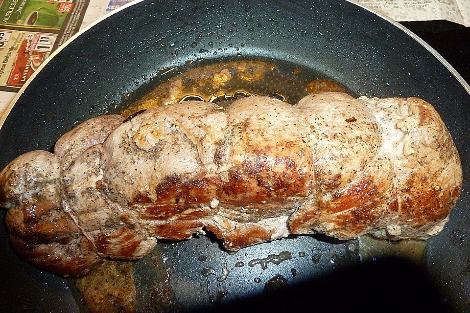 Gefülltes Schweinefilet