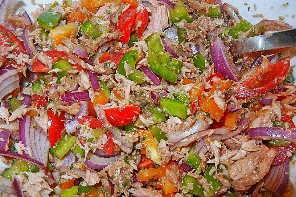 Paprika - Thunfisch - Salat