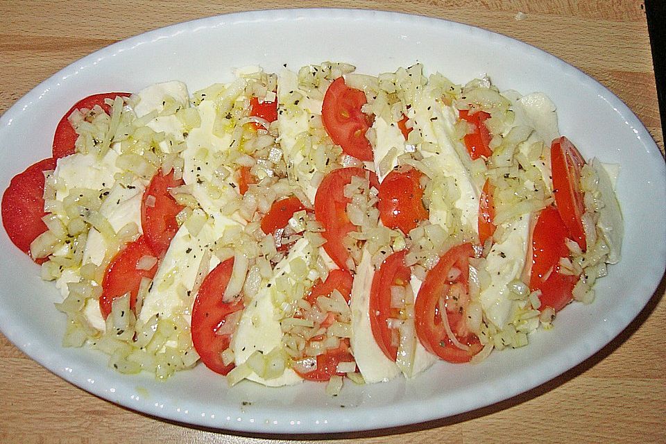 Gebackene Mozarella - Tomaten