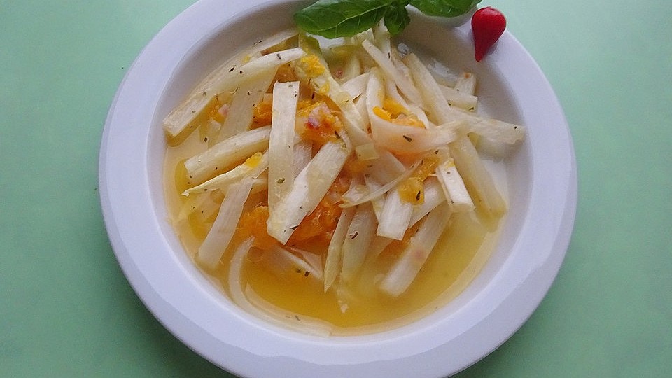 Gebratener Spargel mit Orangen-image