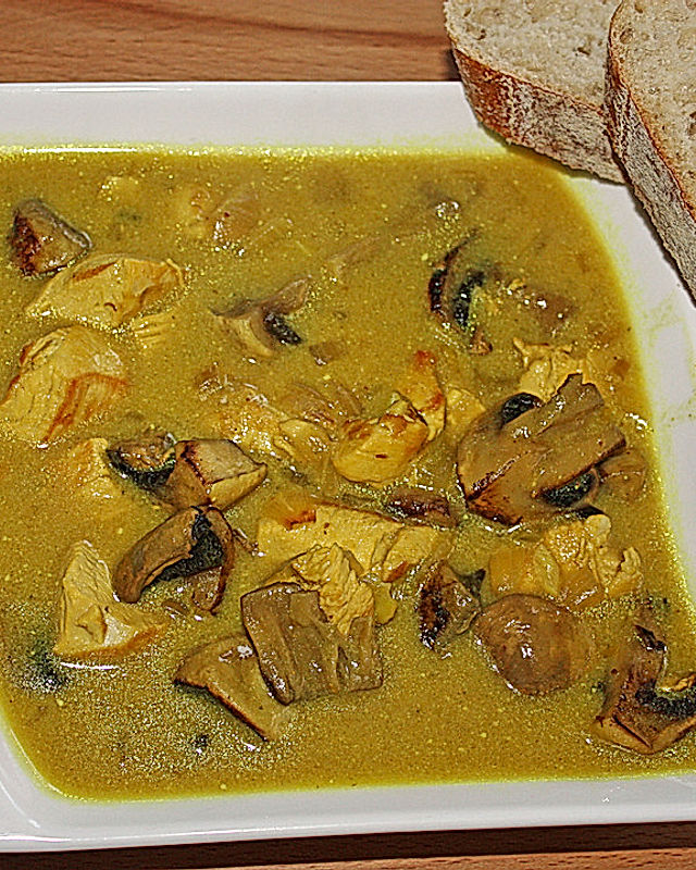 Hähnchen - Curry - Suppe