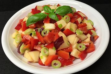 Apfel - Paprika - Salat