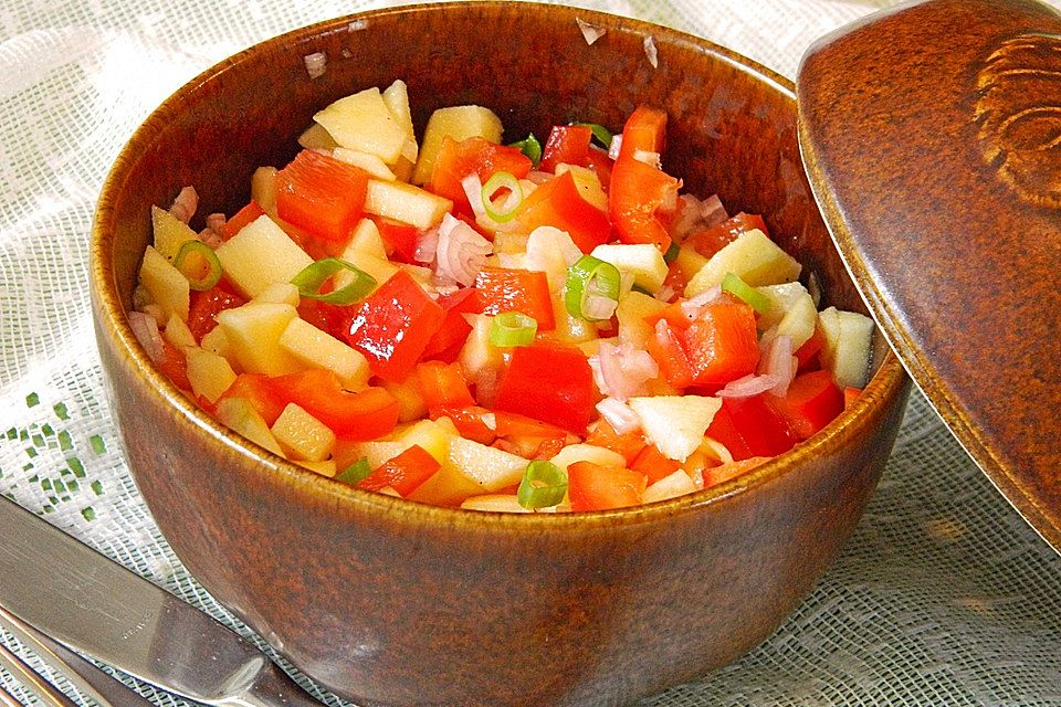 Apfel - Paprika - Salat