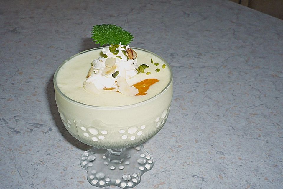 Schnelles Mandarinen - Quark - Dessert