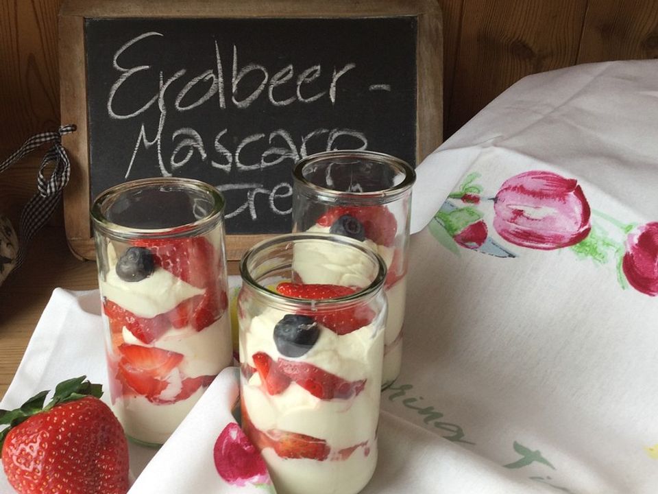 Erdbeer - Mascarpone - Creme von sabse79| Chefkoch