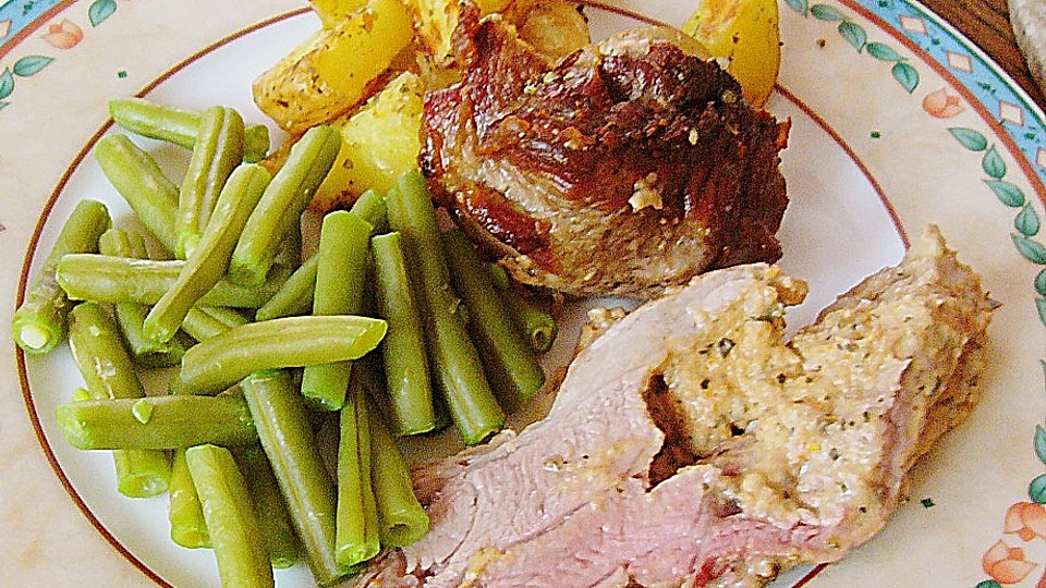 Geschmorte Lammschulter Mit Barlauch Ziegenkase Fullung Von Dirkfenske Chefkoch 
