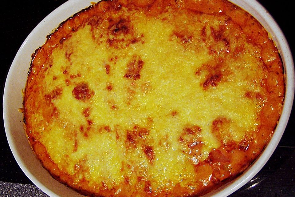 Gnocchi - Auflauf mit Tomate und Mozzarella