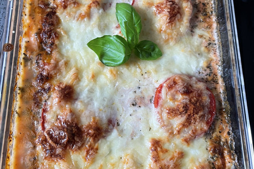 Gnocchi - Auflauf mit Tomate und Mozzarella