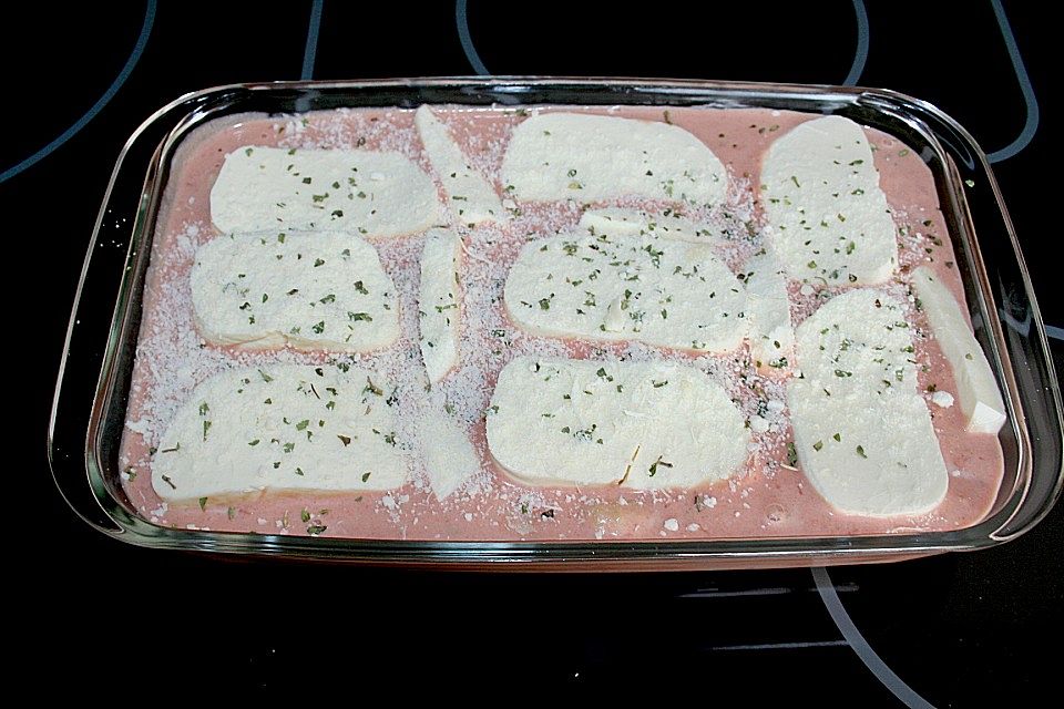 Gnocchi - Auflauf mit Tomate und Mozzarella