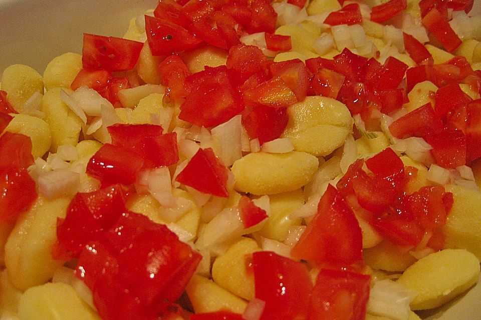 Gnocchi - Auflauf mit Tomate und Mozzarella