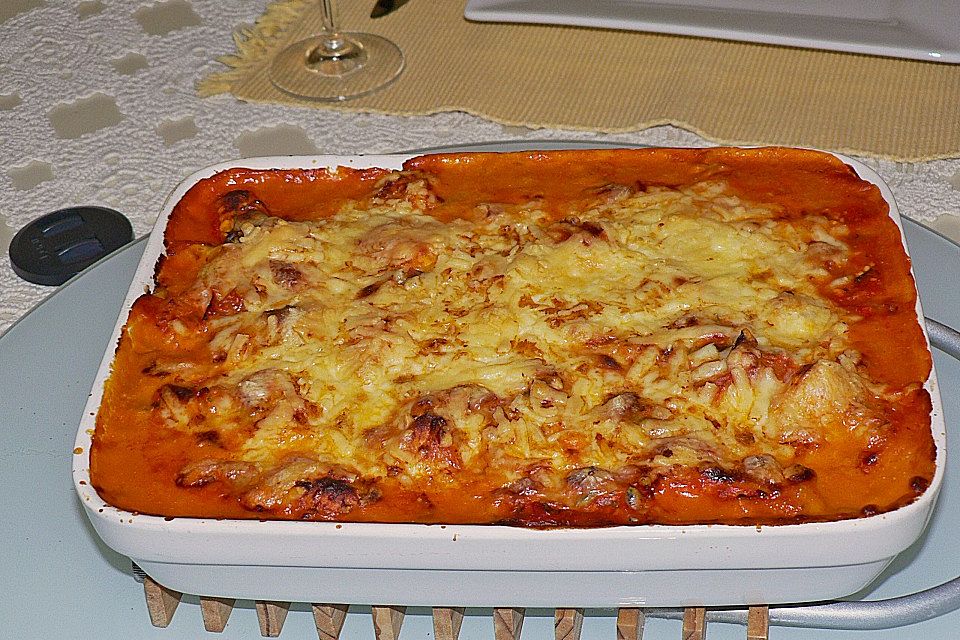 Gnocchi - Auflauf mit Tomate und Mozzarella