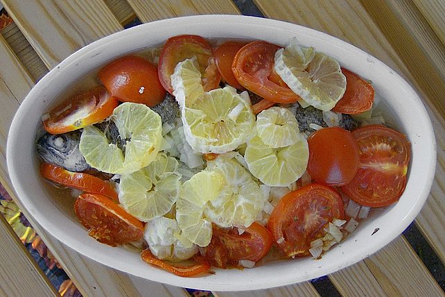 Forelle auf Gemüsebett| Chefkoch