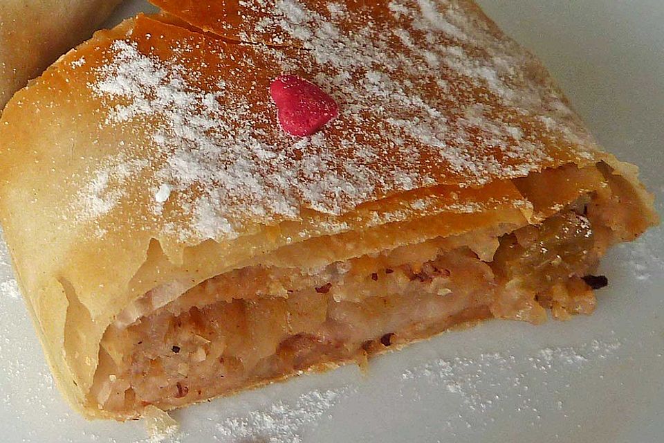 Einfacher Apfelstrudel Einfacher Apfelstrudel