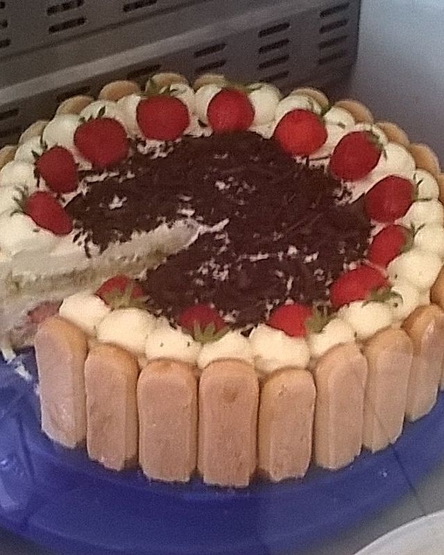 Erdbeer - Tiramisu - Torte
