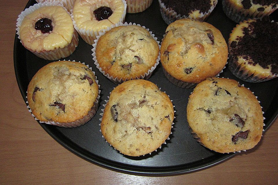 Schokoladen - Walnuss - Muffins