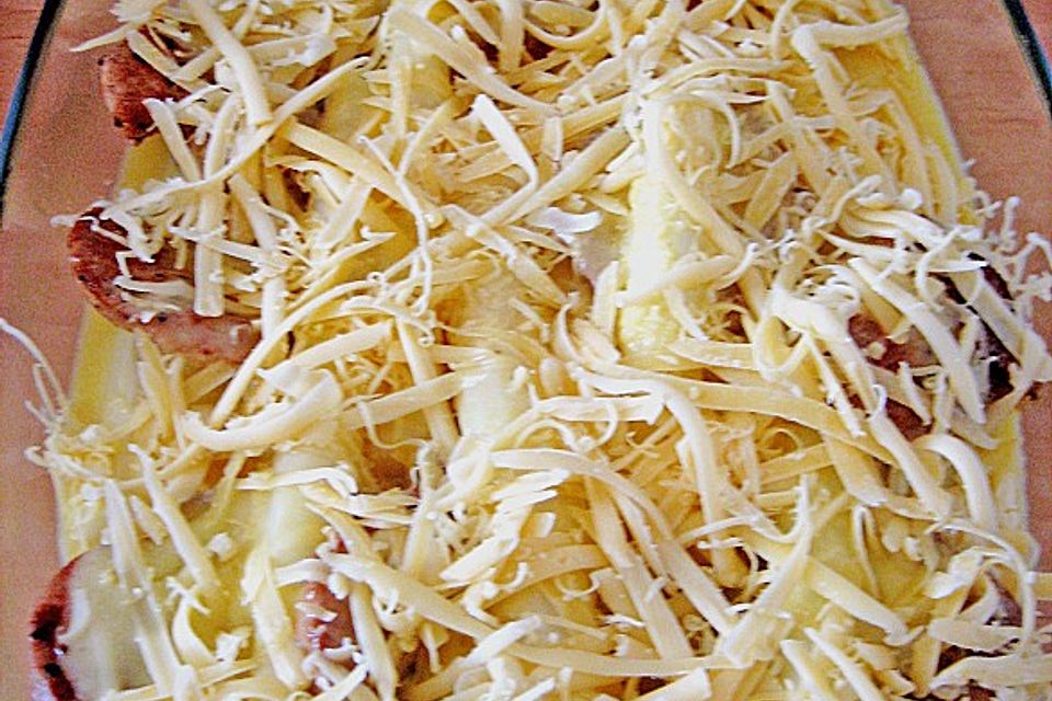 Spargelgratin