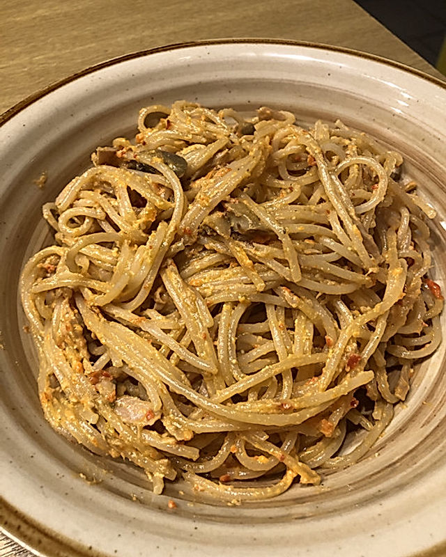 Spaghetti mit schneller Thunfischsauce