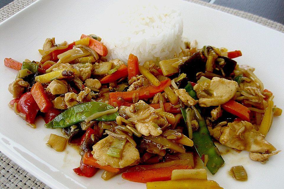 Hähnchen Stir - Fry