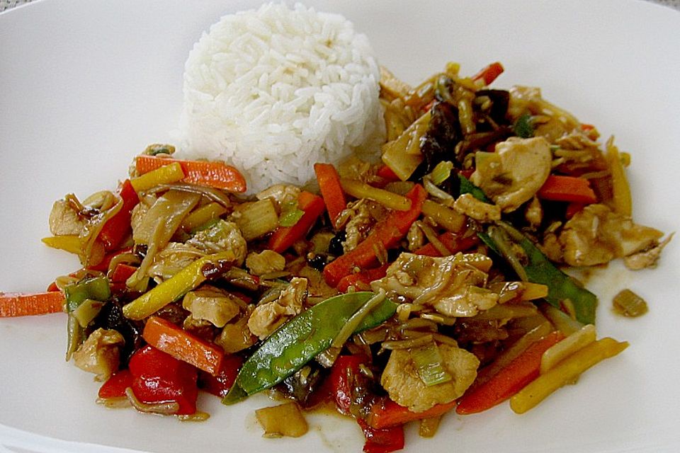 Hähnchen Stir - Fry