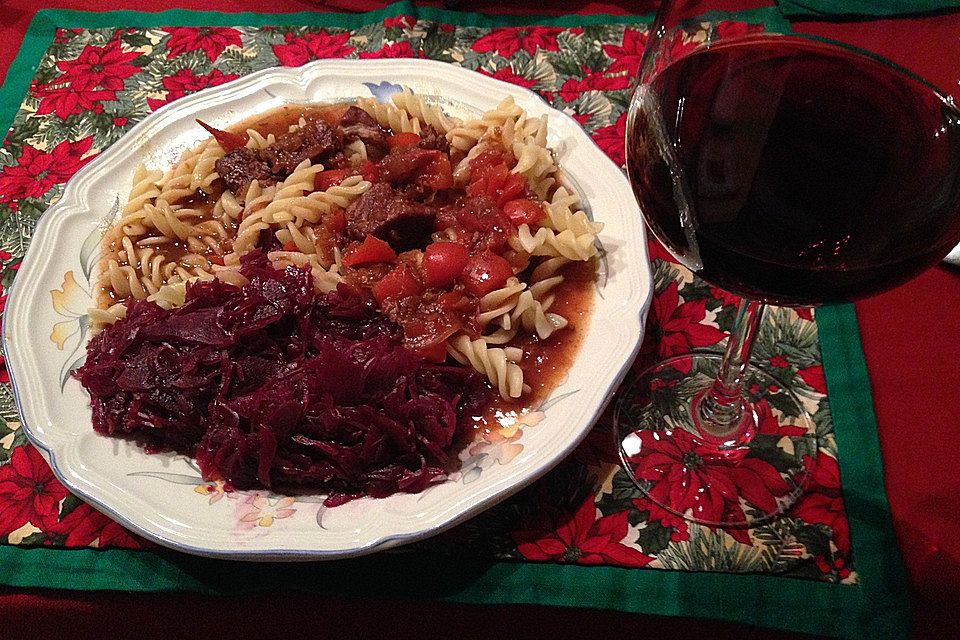 Rotwein - Gulasch