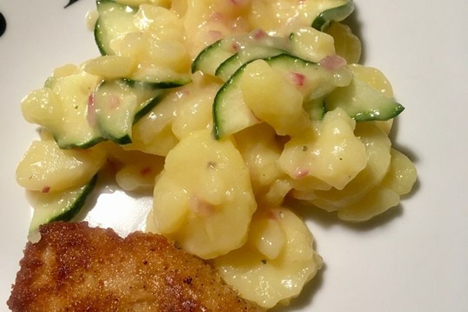 Nickys bayerischer Kartoffelsalat mit Gurke