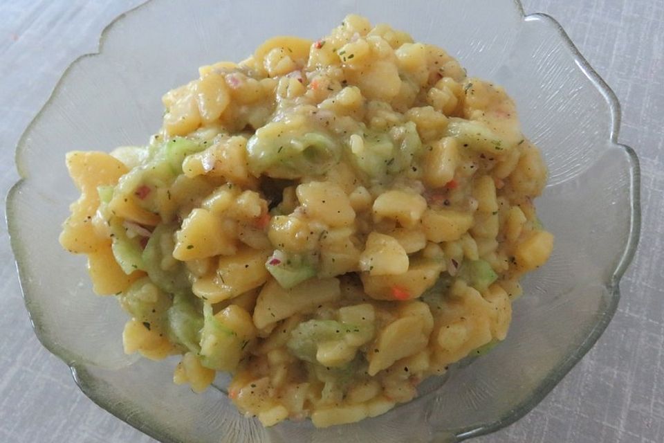 Nickys bayerischer Kartoffelsalat mit Gurke