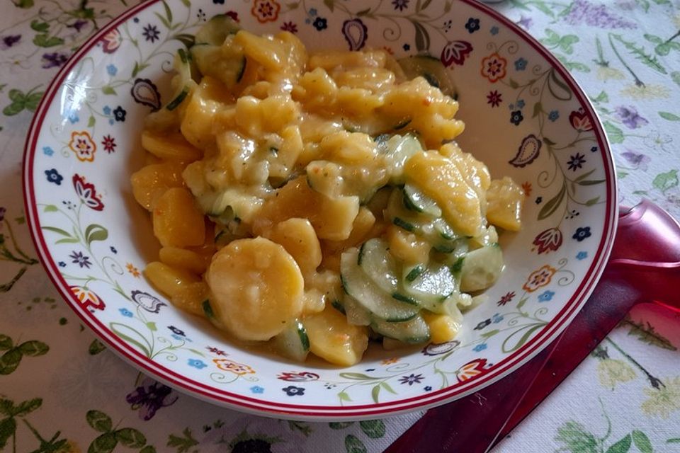 Nickys bayerischer Kartoffelsalat mit Gurke