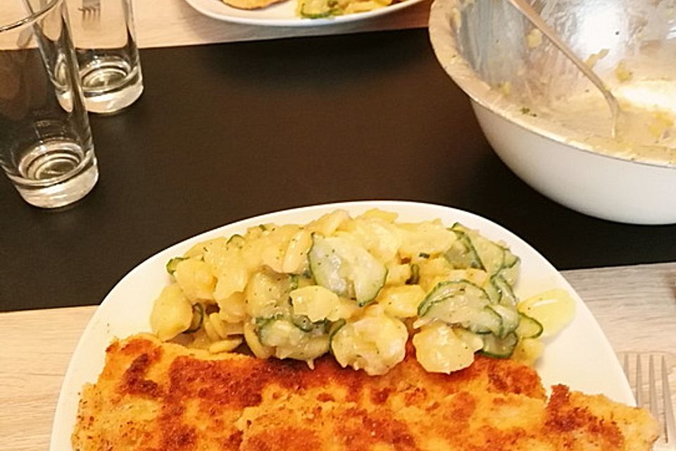 Nickys bayerischer Kartoffelsalat mit Gurke