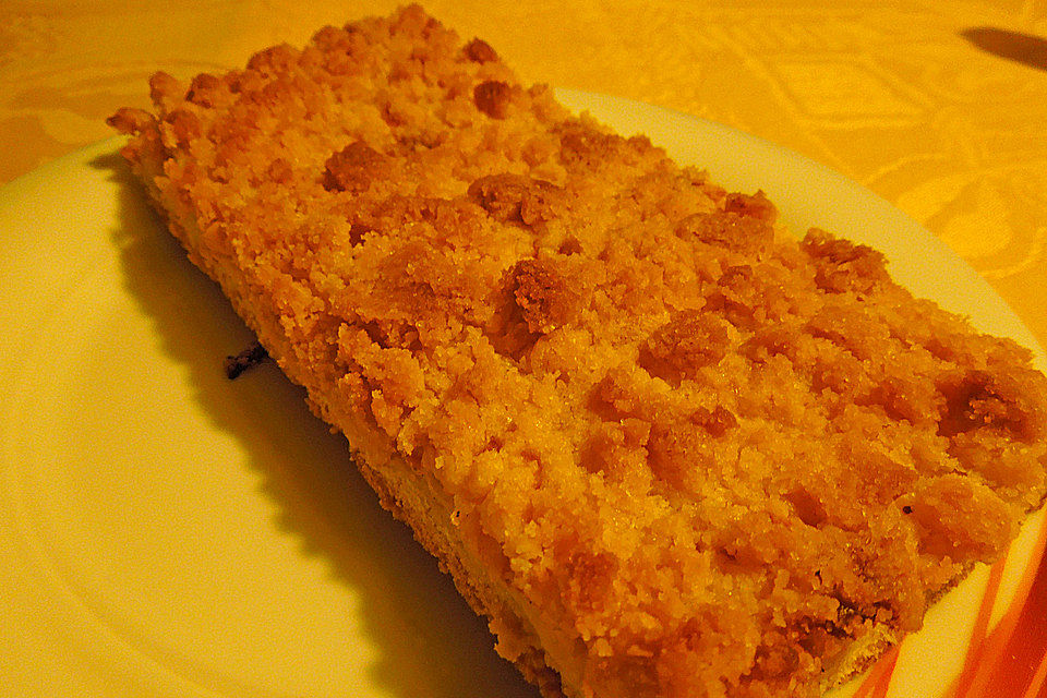 Beeren - Streusel - Käsekuchen mit Pudding