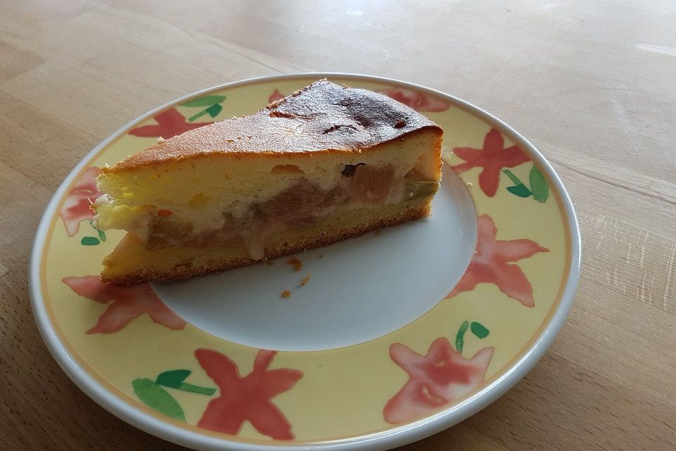 Quark - Rhabarber - Kuchen