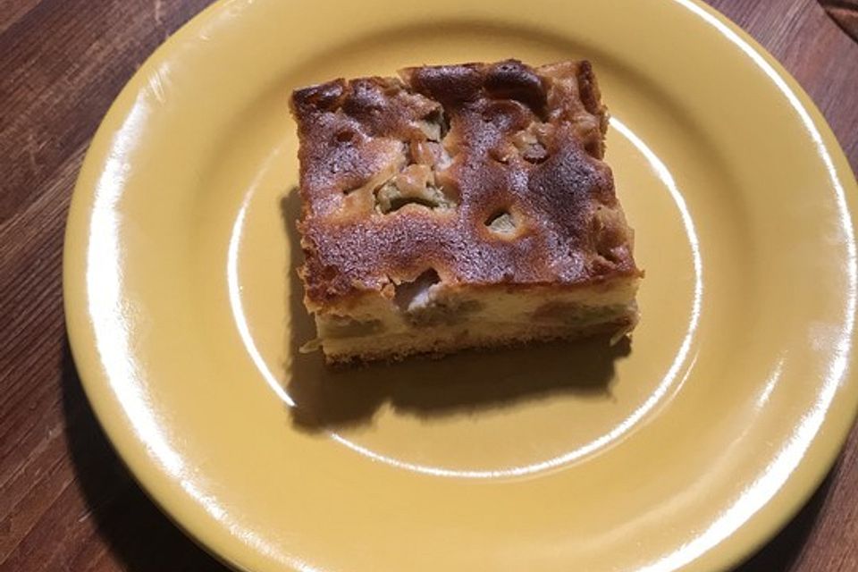 Quark - Rhabarber - Kuchen