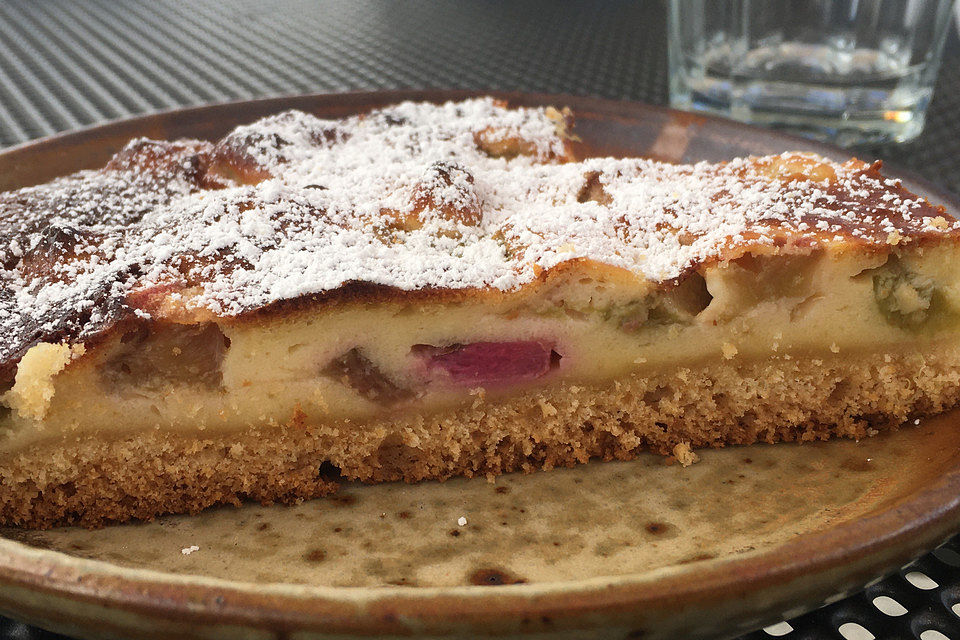 Quark - Rhabarber - Kuchen