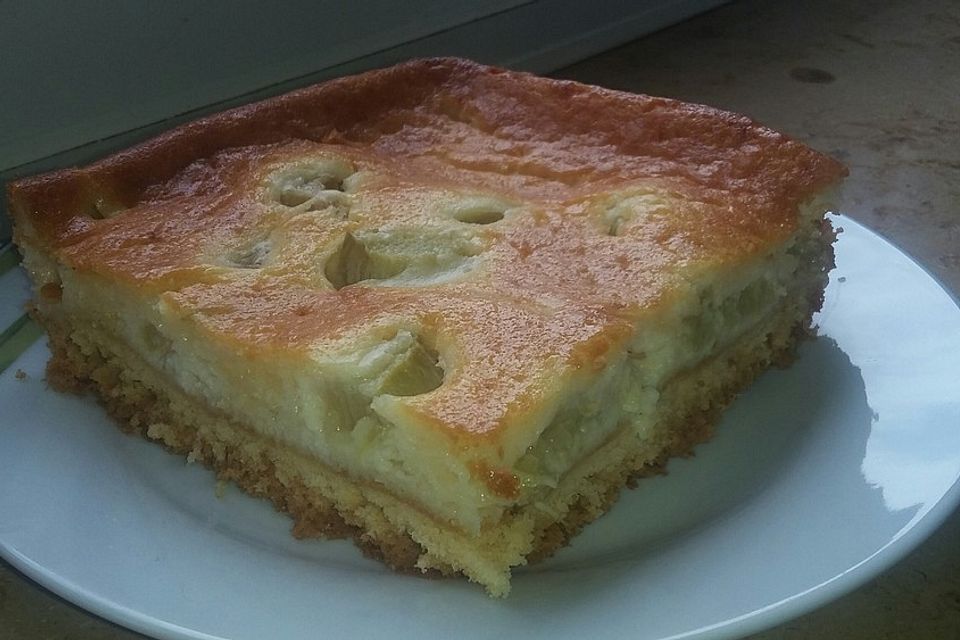 Quark - Rhabarber - Kuchen