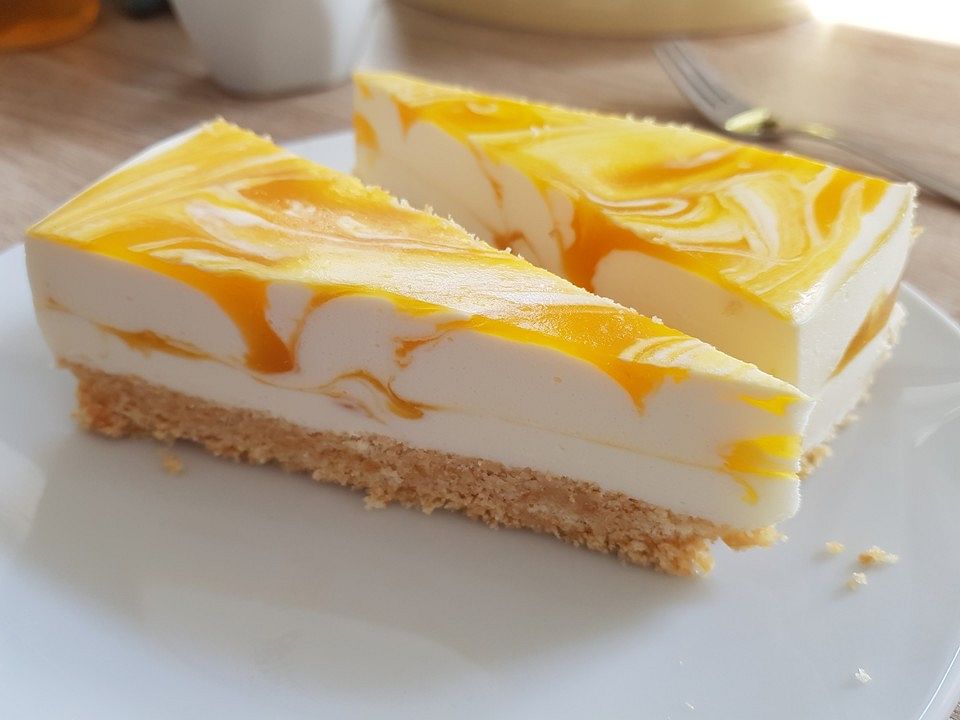 Marmorierte Mango Joghurt Torte Von Hexlein08 Chefkoch