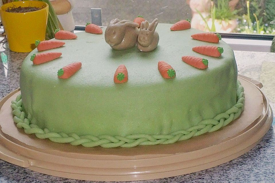 Erdbeer - Marzipan - Torte