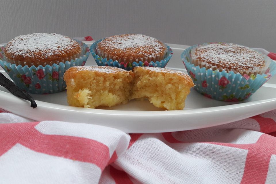 Vanillepudding - Muffins