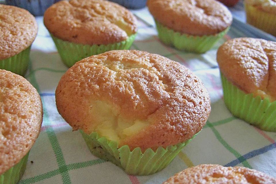 Vanillepudding - Muffins