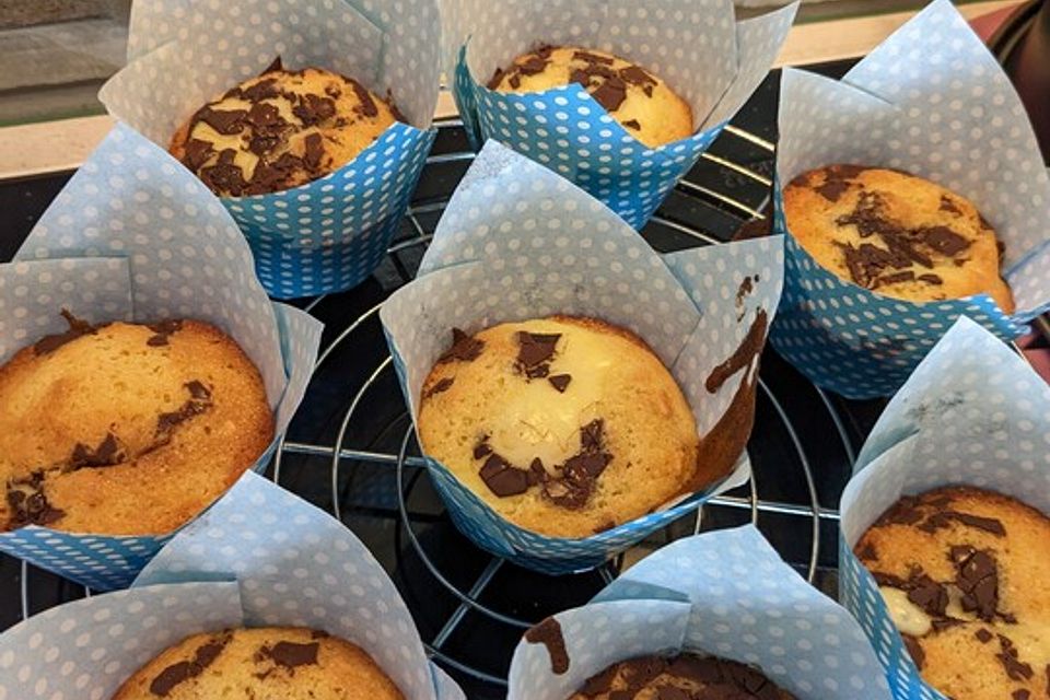 Vanillepudding - Muffins