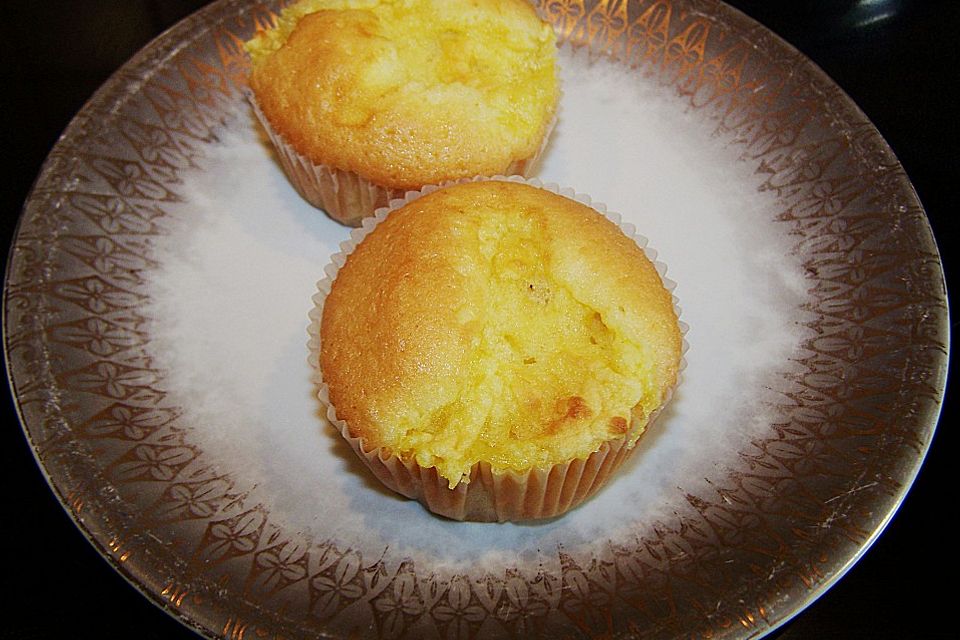 Vanillepudding - Muffins