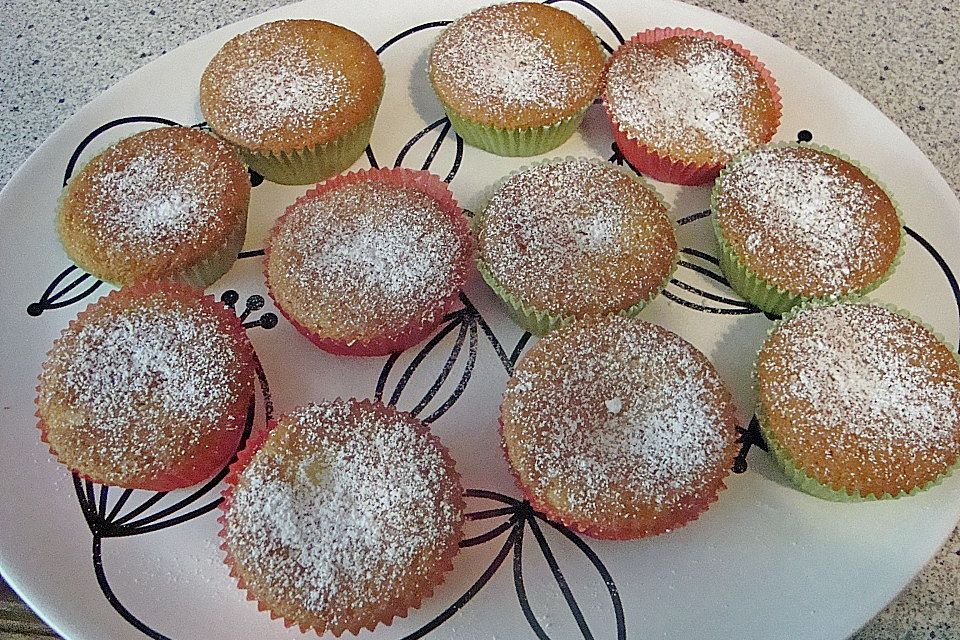 Vanillepudding - Muffins