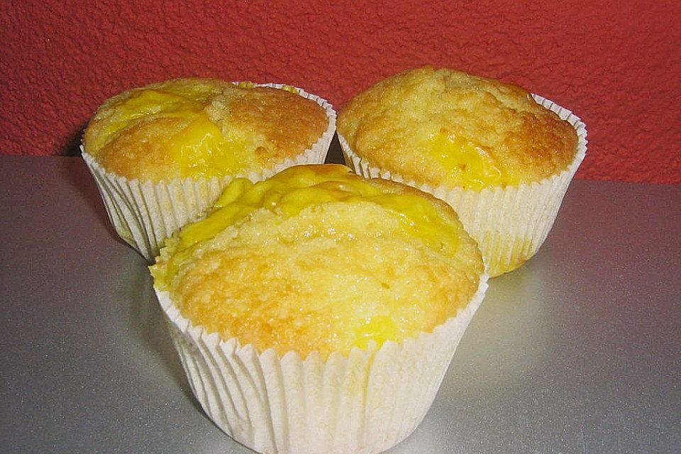 Vanillepudding - Muffins