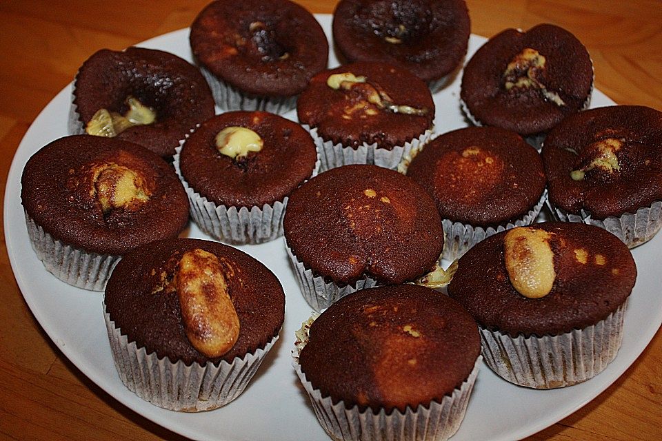 Vanillepudding - Muffins