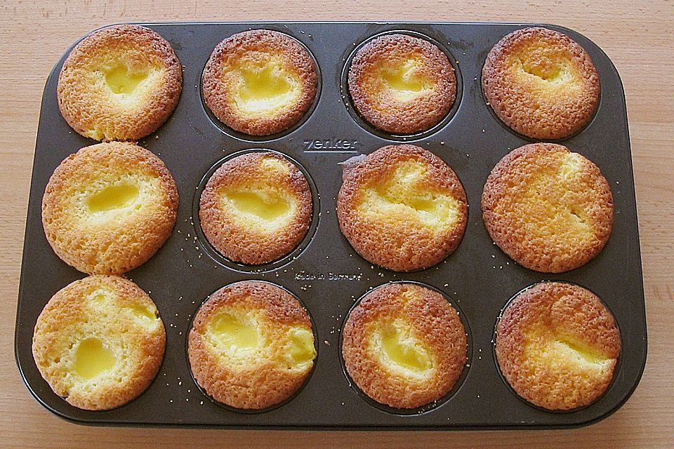 Vanillepudding - Muffins