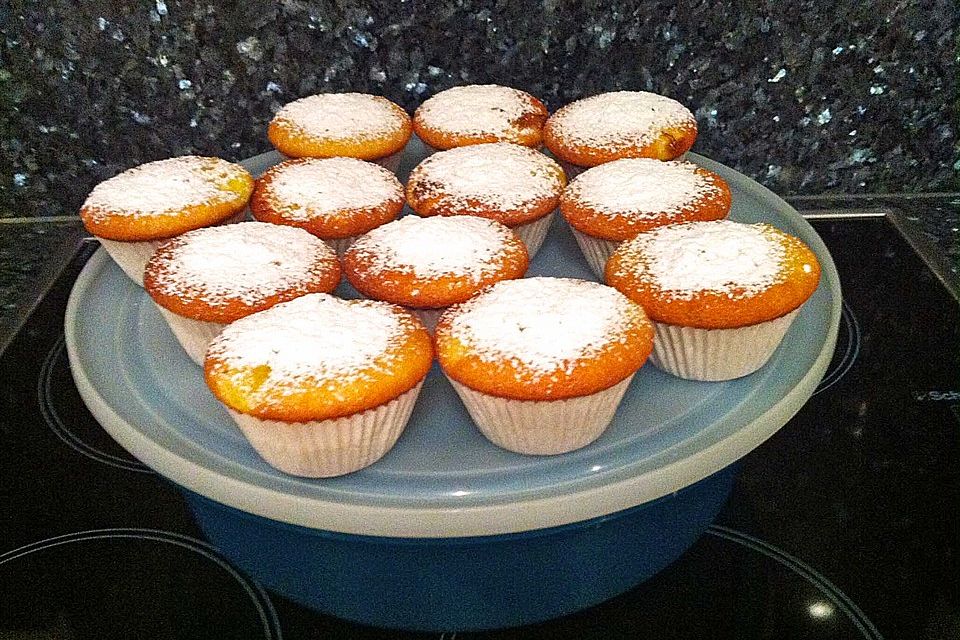 Vanillepudding - Muffins