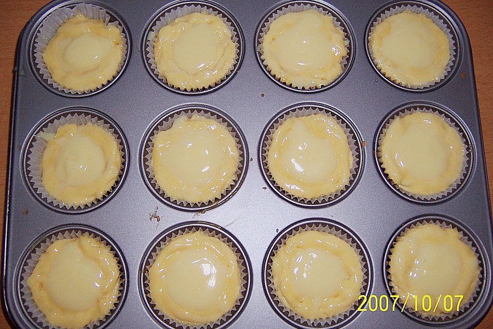 Vanillepudding - Muffins