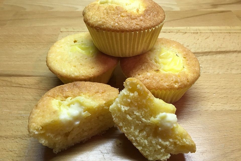 Vanillepudding - Muffins