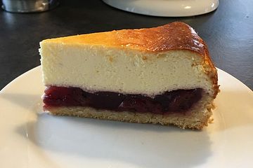 Cyberladys Kasekuchen Mit Kirschen Von Cyberlady Chefkoch