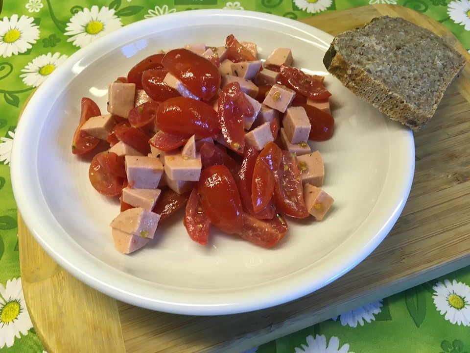 Tomaten - Fleischwurst - Salat| Chefkoch